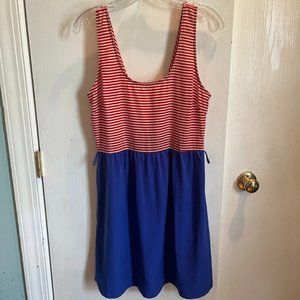 Everly Striped Dress Sz L
